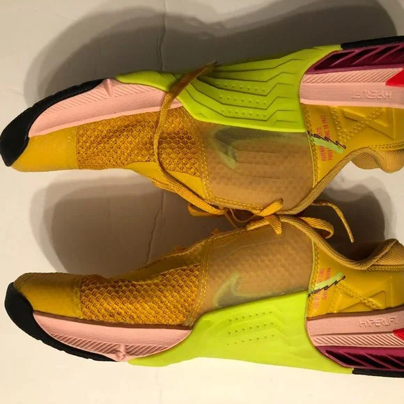 NIKE METCON MEN'S NEW REACT HYPERLIFT LACE LOCK SNEAKERS DA8110-721 SIZE: 9.5 - Picture 3 of 15